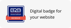 B2BEA digital member badge for your website
